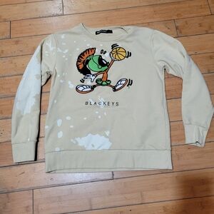 Black Keys Marvin the Martian Beige Sweatshirt HTF Color
